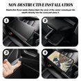 thumbnail image 5 of Chririnla Art Wave Frog Design Auto Armrest Cover with 2 Storage Bags Auto Armrest Cushion Pad Cover for Car Interior, Soft Car Armrest Cover Cushion Pad Truck, 5 of 6