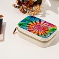 thumbnail image 7 of tie dye Velvet Portable Earring Holder with Removable Compartment: Display Case, Jewelry Box, Decorative Box - Gift!, 7 of 7