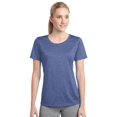 thumbnail image 1 of Sport-Tek T-Shirt Col Rond pour Femmes, Vrai Royal Heather, TTTG, 1 of 4