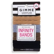 Gimme Pattern Ponytail Holder Hair Tie for Medium Hair, Assorted Multi-Color, 8 Ct