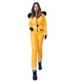thumbnail image 2 of VALSEEL Waterproof Ski Suit with Hooded Design - Women Fashion Casual Thick Hot Snowboard Skisuit Outdoor Sports Zipper Ski Suit Waterproof Insulated Ski Suit, 2 of 8