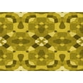 thumbnail image 1 of Ahgly Company Machine Washable Indoor Rectangle Transitional Dark Yellow Green Area Rugs, 5' x 8', 1 of 7
