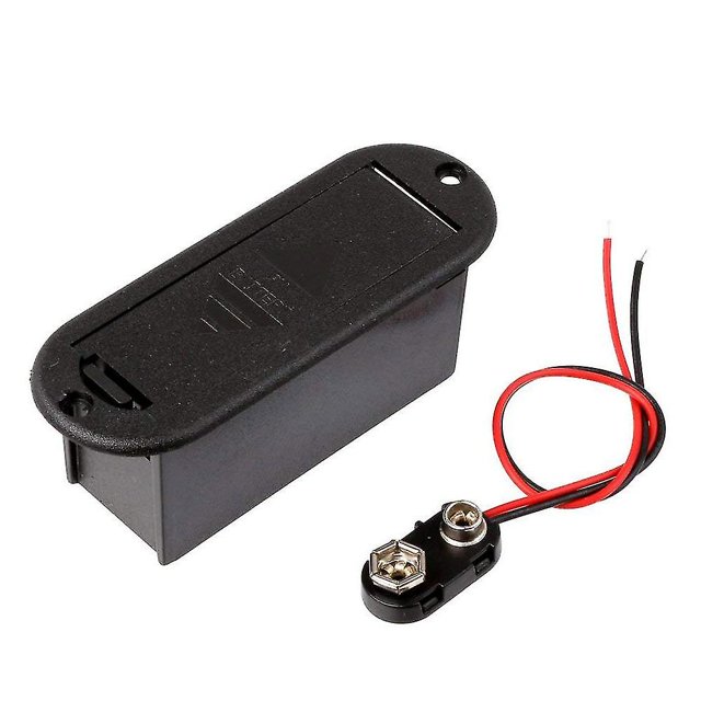 9v Battery Holder Case For Active Guitar Pickup