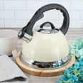 thumbnail image 7 of Mr. Coffee Clarefield 2.4 Quart Stainless Steel Whistling Tea Kettle in White, 7 of 7