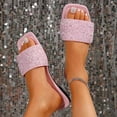 thumbnail image 4 of Wensltd Women's Square Toe Flat Sandals Summer Casual Fashion Sandals for Daily Outdoor Wear Blue, 4 of 6