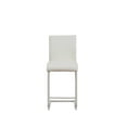 thumbnail image 3 of ACME Gordie Counter Height Chair in White PU, 3 of 3