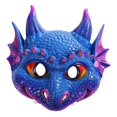 thumbnail image 1 of Máscaras de dragón 3D Salvador Cubierta facial para niños Violeta, 1 of 8