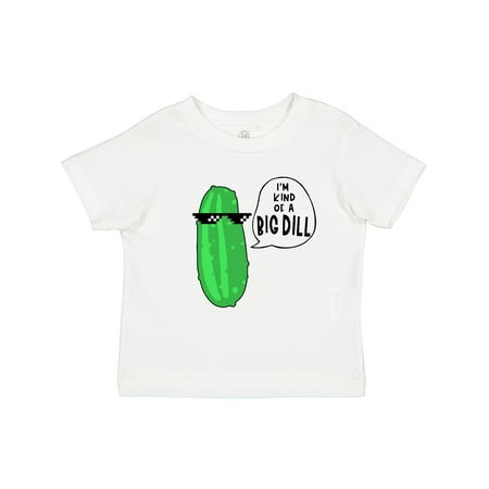 

Inktastic I m Kind of a Big Dill Pickle with Sunglasses Gift Toddler Boy or Toddler Girl T-Shirt