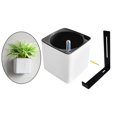 thumbnail image 4 of de plástico para de almacenamiento de agua con riego automático, automática absorbente de agua, para plantas suculentas, , medio 6 pulgadas blanco con soporte CUTICAT maceta de interior, 4 of 8