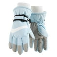 thumbnail image 5 of Bmisegm Kids Ski Snow Gloves Thick Velvet Cycling Skiing Cold Weather Toddler Winter Gloves Insulated Mittens Blue S, 5 of 5