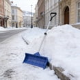 thumbnail image 3 of Large Detachable Snow Shovel for Winter, Heavy Duty Plastic Snow Removal Shovel for Driveway Sidewalk Patio Yard, Thickened Wide Snow Pusher Shovel for Home Garden Use Blue, 3 of 6