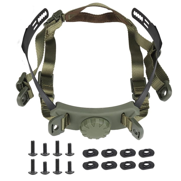 Correa de bloqueo para la cabeza del casco Cordón ajustable para deportes al aire libre Verde Sywqhk Para Estrenar