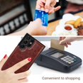 thumbnail image 5 of Case for Samsung Galaxy S22 Ultra (Not S22) with Card Holder, Minimalist Luxury PU Leather Magnetic Closure Kickstand Slim Hard Protective Case Cover for Samsung Galaxy S22 Ultra Brown-, 5 of 18