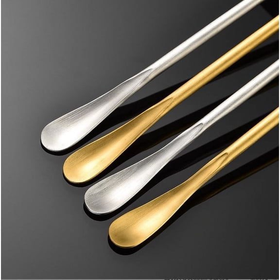 Tableware Stainless Steel Stir Sticks for Coffee Mixing Long Handle Multifunctional Spoons for Tea Drinks Oil Stirring Utensils