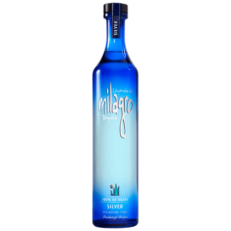 Milagro Silver Tequila, 750ml Glass Bottle, 40% ABV 80 Proof