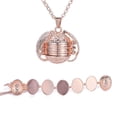 thumbnail image 2 of Photo Box Necklace Pendant Oval Foldable Multi Layer Necklace Can hold 5 PhotosThe Best Gift for A Loved One, 2 of 6