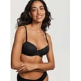 thumbnail image 2 of Women's Lightly Padded Balconette Bra Tshirt Supportive Demi Underwire Plus Size, 2 of 4