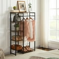 VECELO FreeStanding Clothes Rack Storage Shelves Clothes Hanging Rack