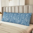 thumbnail image 2 of Balery Ocean on Striped Funda Protectora para Almohada Corporal de Algodón Hipoalergénico con Cierre(55 x 21 pulgadas), Almohadas No Incluidas, 2 of 7