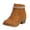 C, variant on Toddler Girl's Ankle Boots Kids Chunky Mid Heel Fashion Rhinestone Dress Booties with Side Zipper