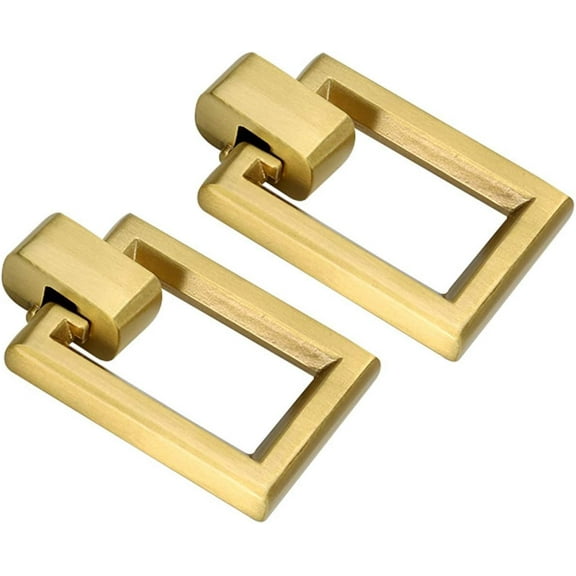 Gamvdout Retro Brass Style Drawer knobs Cabinet Knobs Cupboard Knobs Pull Ring Single Hole Furniture Pull Handles Door Pulls Furniture Hardware Knobs Handles with Screws