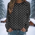 thumbnail image 1 of Craaazy Chandails Athlétiques pour Femmes à Manches Longues, Col Rond, Décontractés, Imprimés, Coupe Ample, Cadeaux, 1 of 7