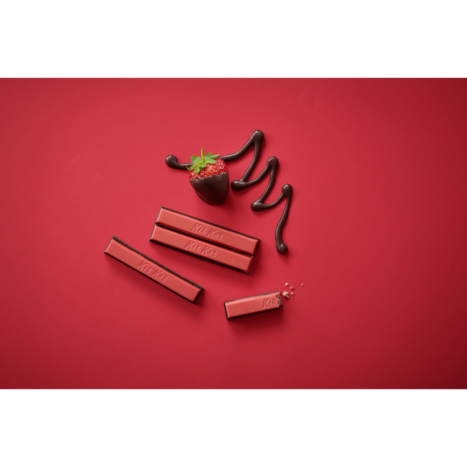 Kit Kat® Duos Strawberry Flavored Creme and Dark Chocolate Wafer King Size Candy, Bar 3 oz