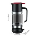 thumbnail image 3 of Pot Distributeur de Sirop en Verre avec Poignée pour Café Thé et Usage en Cuisine Sans Design Bocal de Rangement Alimentaire Élégant, 3 of 5