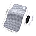 thumbnail image 3 of M Medium Electrical Heating Pad With Adjustable Warmth Gray Polyester Soft And Machine Washable For Body Pain Relief On Shoulders Or Knees Safe And Comfortable, 3 of 7