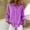 Purple striped button down blouse a1, variant on thefmos Women's Fall Striped Long Sleeve Button Down Blouse Collared Casual Loose Fit Tunic Tops Cute Trendy Work Shirts Blouses Winter Spring Fashion Clothes, Purple L