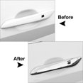 thumbnail image 4 of 4 Pcs Garniture de Poignée de Porte Extérieure de Voiture ABS pour Hyundai pour Elantra 2021 Chrome, 4 of 4
