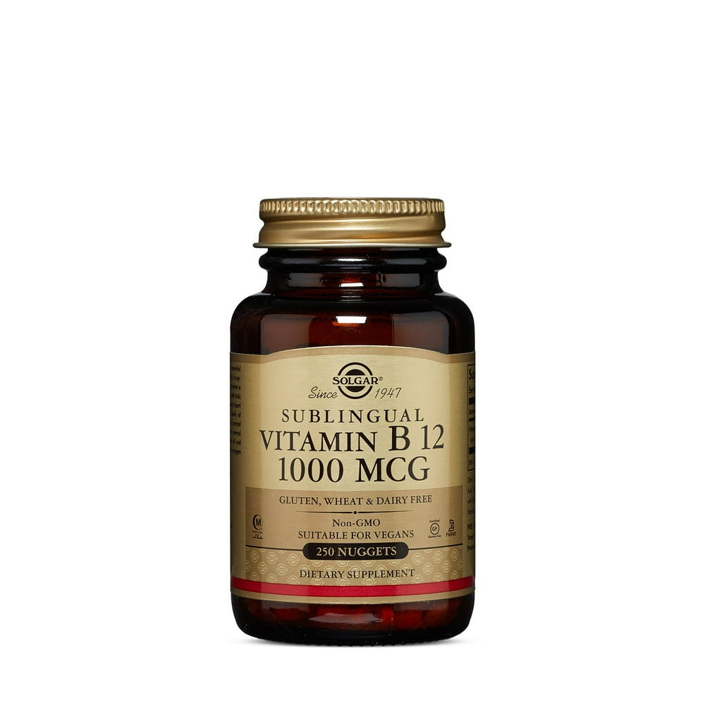 Solgar Vitamin B12 1000 mcg Nuggets, 250 Ct
