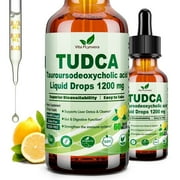 Pure TUDCA Bile Salts Liquid Drops 1200mg (Tauroursodeoxycholic Acid) Premium Liver Support, Bile Flow & Gallbladder Cleanse Supplementhigh Absorption Liquid