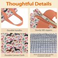 thumbnail image 4 of Dachshund and Flower Insulated Lunch Bag for Women & Adults,Large Portable Soft Cooler Lunch Bag,Thermal Food Storage Tote with Pearl Cotton,8.66L,8.75x5.75x9.5 Inch, 4 of 6