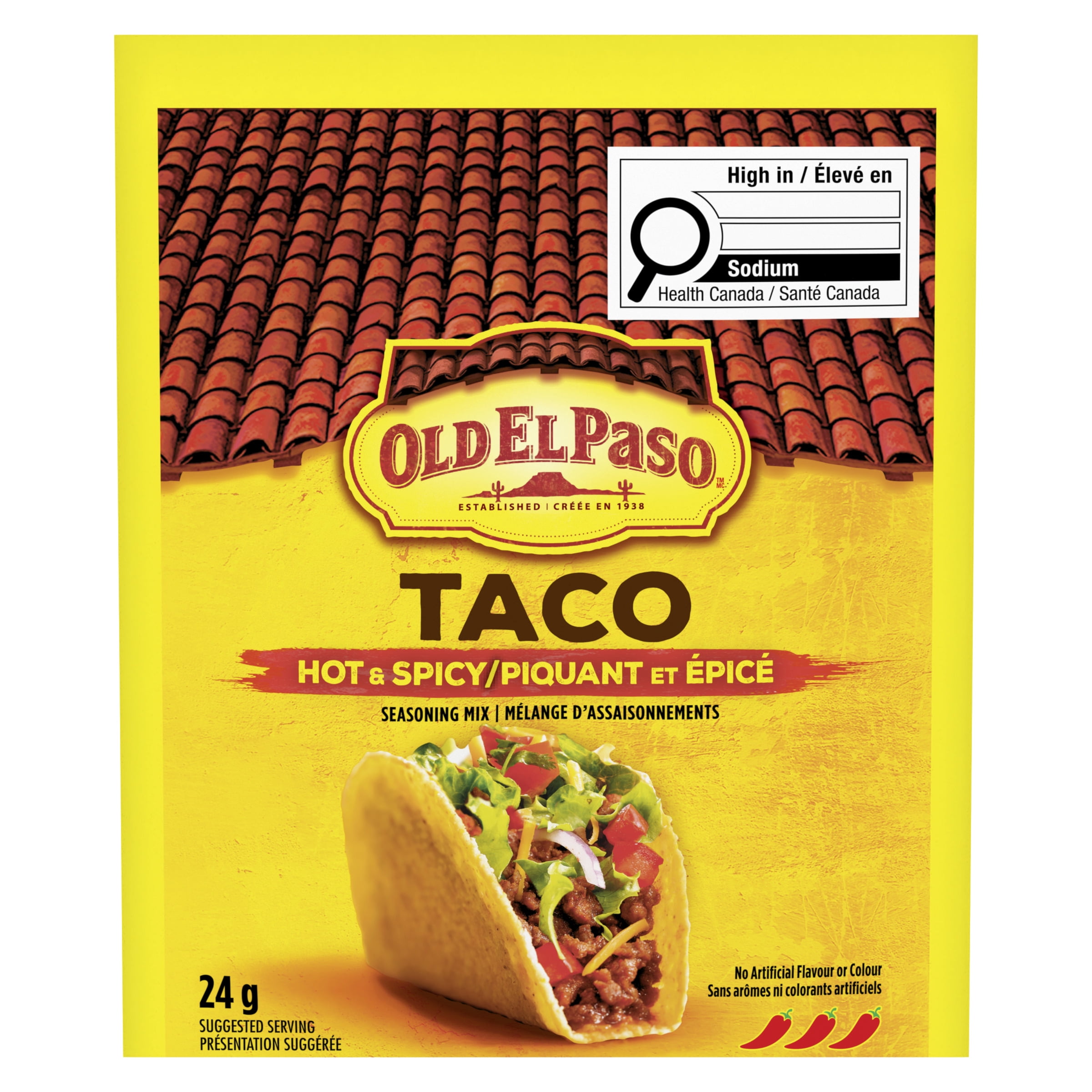 Mélange d'assaisonnements Taco Piquant et épicé d'Old El Paso 24g