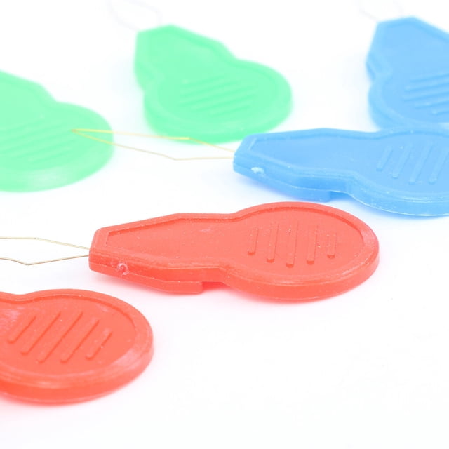 pitrice 10 Pièces Aiguille Enfileuse Portable Réutilisable Fil de Cuivre Couture Couture Outil de Filetage Couleur Aléatoire