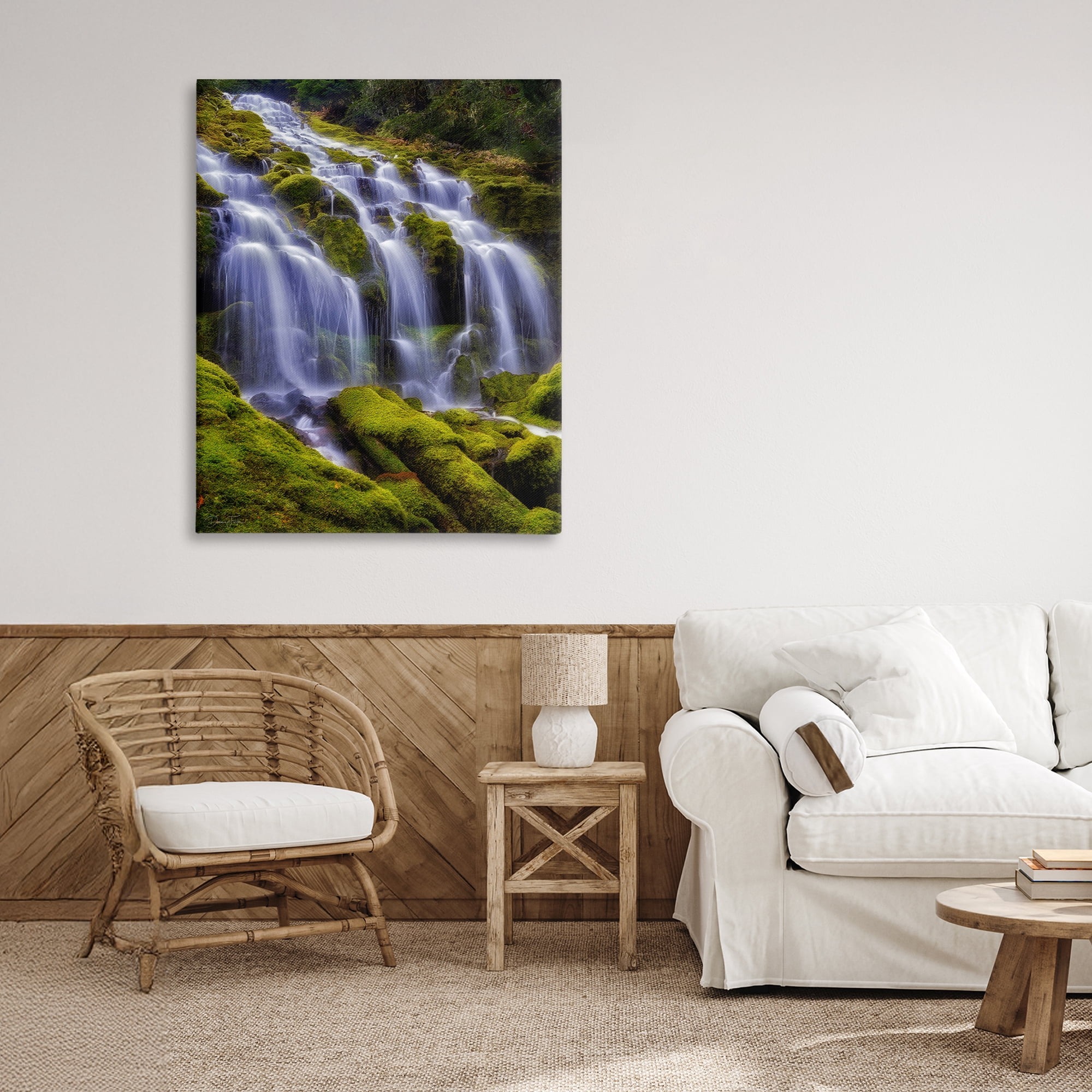 Stupell Industries Upper Proxy Falls Canvas Wall Art, design by Dennis Frates