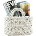 thumbnail image 1 of Hoooked Kit Panier Revisto avec Zpagetti Fil-Off Blanc, 1 of 1