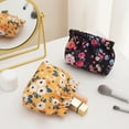 thumbnail image 3 of sunsanly Lipstick Bag Waterproof Floral Print Metal Spring Opening Portable Lightweight Commute Travel Makeup Bag Earphone Key Stoarge Pouch Cosmetic Bag, 3 of 8