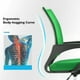 Chaise de Bureau Ergonomique Chaise de Bureau en Maille Chaise d'Ordinateur Support Lombaire Moderne Tabouret Réglable Exécutif Chaise Pivotante pour les Maux de Dos (Green) – image 4 sur 8