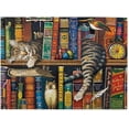 thumbnail image 1 of Funny Cat Jigsaw Puzzles For Adults Teens 500 Piece 20.4 X 15 Wooden Puzzle Brain Iq Developing (sleeping Cat), 1 of 5