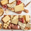 igourmet Exquisite Cheese Tasting Gift Box - This Collection Brings Together 8 Incredible Cheeses, Accompanied By 2 Sleeves Of Delicious and Crispy Imported Gourmet Crackers