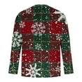 thumbnail image 4 of Stamzod Christmas Men Clothes Casual Crewneck Long Sleeve Tshirts Oversized Tshirts for Men Multicolor-11 M, 4 of 5