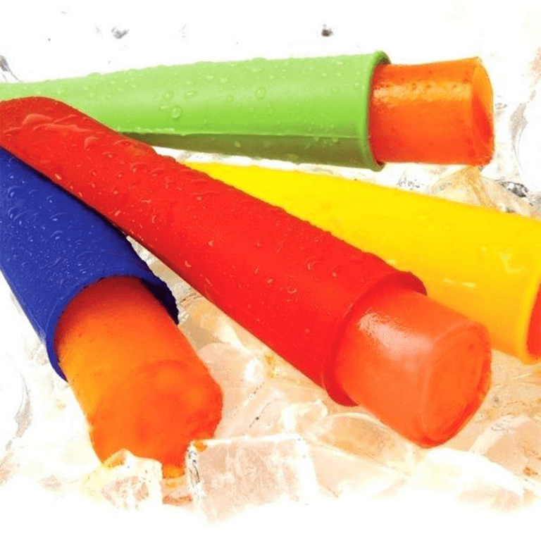 Lot de 6 moules à glace Popsicle – Sans BPA réutilisables pour crème glacée  DIY Pop Moulds Holders avec plateau et bâtons Popsicles Maker Fun pour  enfants et adultes 