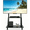 Black, variant on JaxShark 32-75 inch Height Adjustable Rolling TV Stand, Holds up to 420 lbs, VESA 600x400mm, White