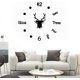 thumbnail image 5 of Reloj DE pared LIUYMXG diseño moderno con espejo cabeza DE ciervo negro, 5 of 5