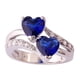 thumbnail image 5 of Anillos para mujer, regalos para mujer, joyería para amantes de la moda, corte de corazón y anillo blanco., 5 of 5