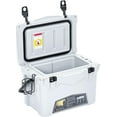 thumbnail image 2 of Rugerasy 20 QT Ultra-Light Hard Cooler,Insulated Portable Ice Chest with Heavy Duty Handle & Drain Outlet,Ice Retention Cooler for Camping,Picnic,White, 2 of 8