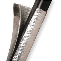Techflex Sleeving,2 In Wrap Aluminized,4 Ft T6F2.00SV