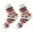 thumbnail image 2 of Winter New Christmas Pattern Thickened Warm Middle Socks Personalized Fashion Socks Thick Thread Women's Socks, 2 of 4